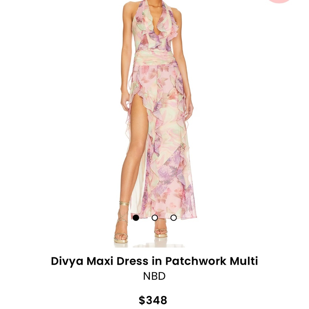 NBD dress - worn once& dry cleaned- size small fits 2-4